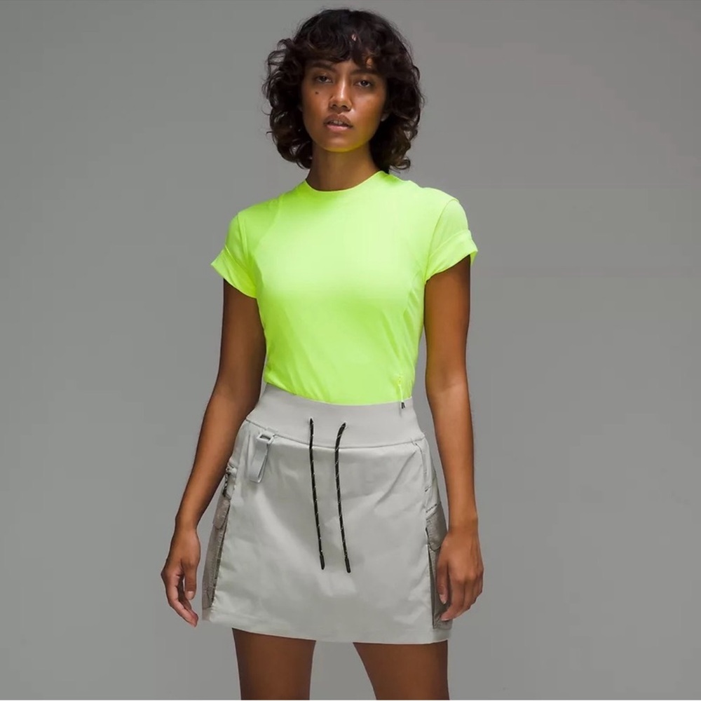 lululemon athletica Athletic slight Grey Utility Skort 6